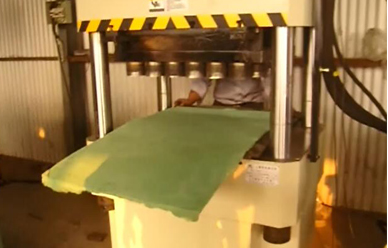 160T電動(dòng)砂輪磨片成(chéng)型液壓機