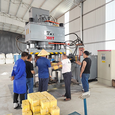 1000噸牛羊舔(tiǎn)磚液壓機(jī)-1000噸全自動(dòng)鹽磚機
